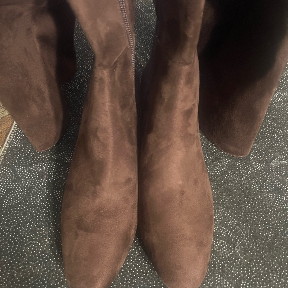 MICHAEL Michael Kors Braden brown suede tall boots size 6.5m - Picture 4 of 7